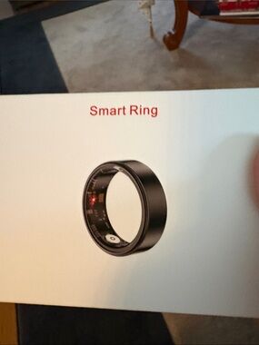 Smart Ring in Black - Wearable Health & Notification Ring size 9 new in box